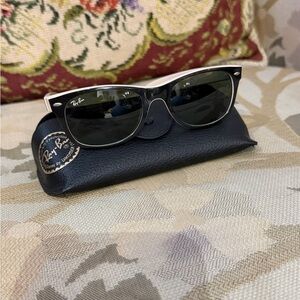 Ray-Ban Silver and Black Sunglasses